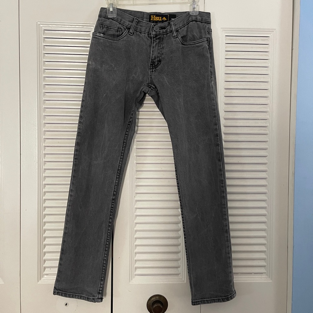 Mens Emerica HSU gray denim.